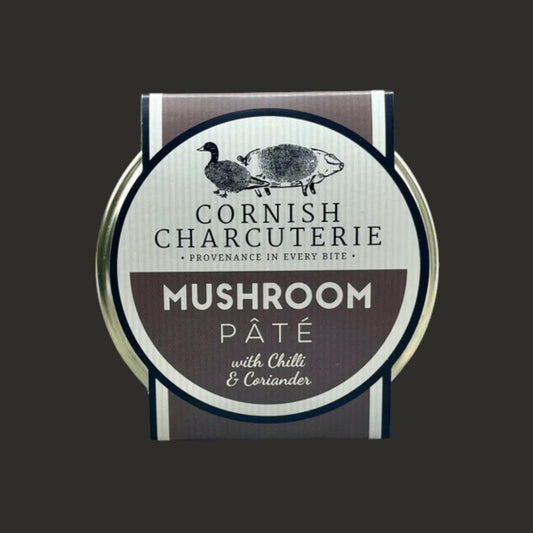 CORNISH CHARCUTERIE MUSHROOM PÂTÉ WITH CHILLI & CORIANDER 125g.