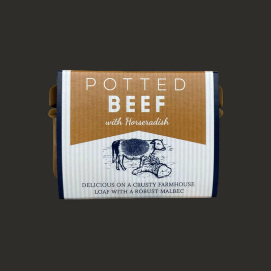 CORNISH CHARCUTERIE POTTED BEEF W/ HORSERADISH 125g.