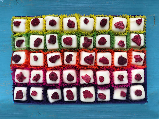 Gorvett & Stone chocolate gift box featuring a delicious Eton Mess dessert with fresh strawberries and whipped cream.