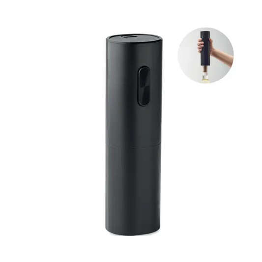 Glassware UK electric wine bottle opener accessory with sleek design and ergonomic handle for effortless cork removal.