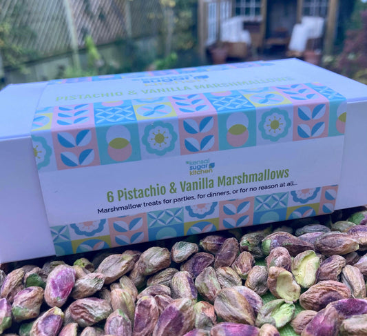 PISTACHO & VANILLA MARSHMALLOWS.