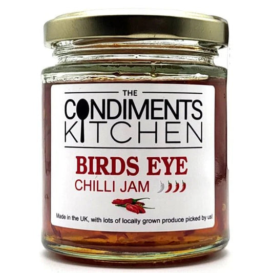BIRDS EYE CHILLI JAM.