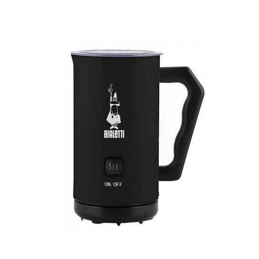 Bialetti Electric Milk Frother in black, part of Brew Italia's Bialetti Hardware collection, for creamy frothed milk.