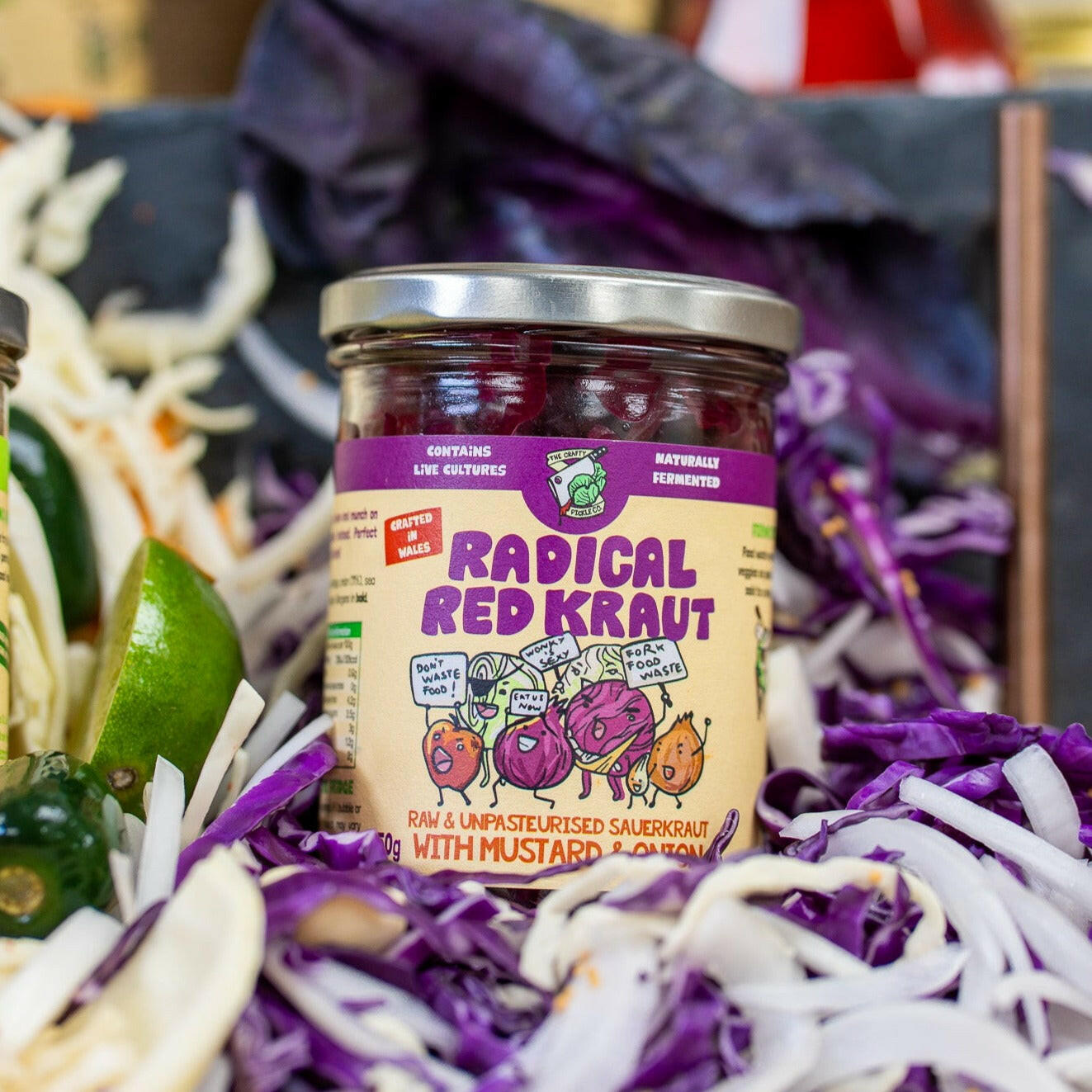 RADICAL RED KRAUT 350g.