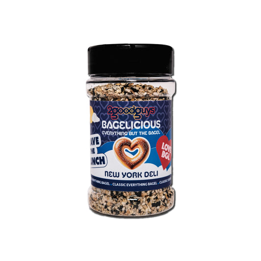 2GoodGuys Bagelicious Everything But The Bagel New York Deli - Savoury Seasoning - Original Bagel Topping - Crunchy Toasted Seeds