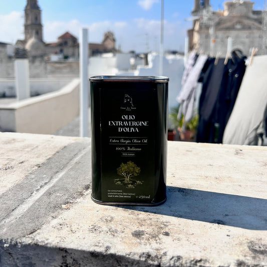 COLD-PRESSED EXTRA VIRGIN OLIVE OIL - 100% ITALIAN.