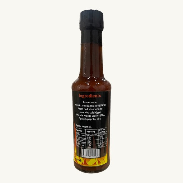 EAST COAST CHILLI CO. CHIPOTLE CHILLI KETCHUP 172g.