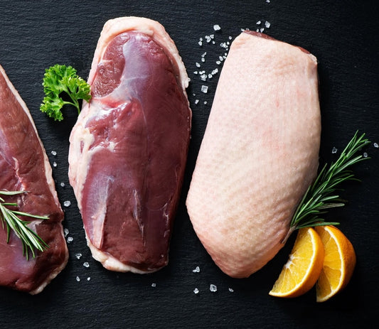 Raw Chicken Breasts on a tray