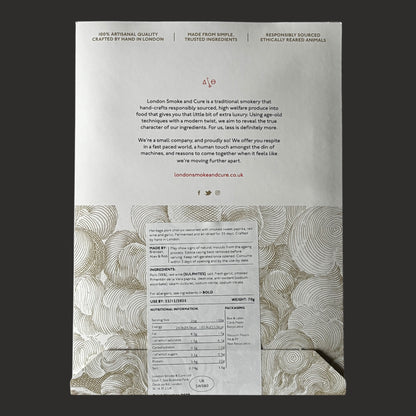 London Smoke & Cure  Sliced Chorizo 70g