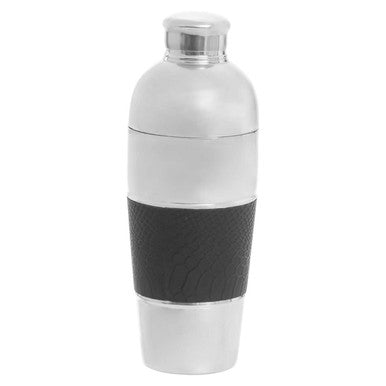 Orsina silver finish cocktail shaker for mixology and bar accessories