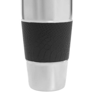 Orsina silver finish cocktail shaker for mixology and bar accessories