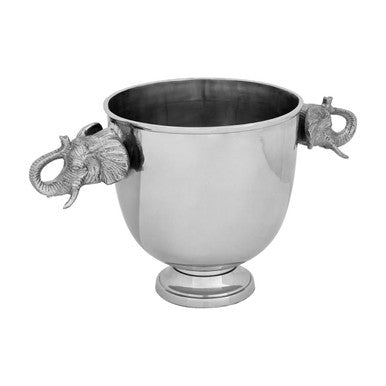 Orsina Elephant wine cooler in a sculptural elephant design, Yala collection