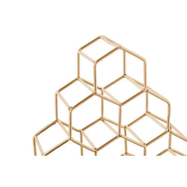 Orsina 10-bottle gold finish spice rack for organized kitchen and pantry storage