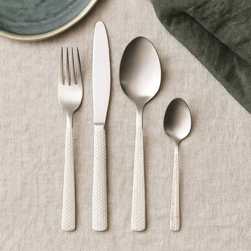 Casablanca 16 Piece Stainless Steel Cutlery Set | Avie | ArtisanBox