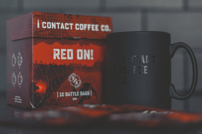 Single serve coffee bags bundle from Contact Coffee Company Ltd., showing individual coffee bags ready for brewing.