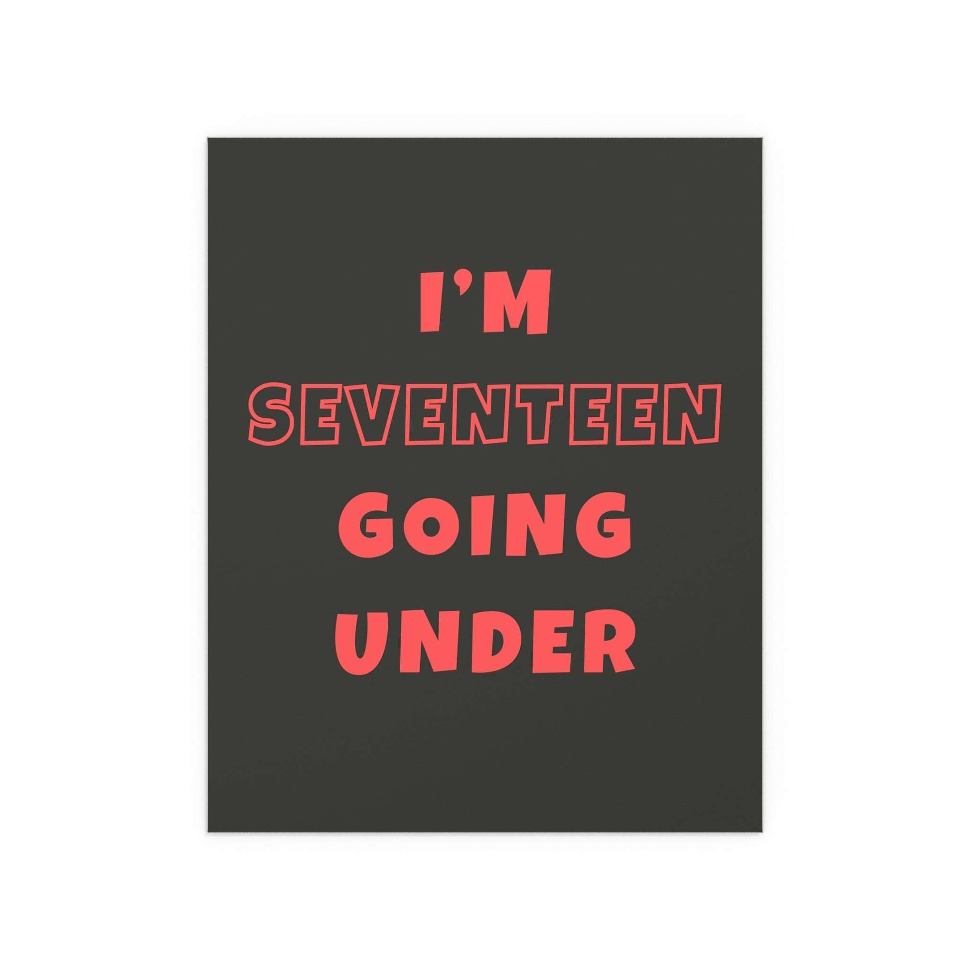 Black and red poster of Sam Fender titled "Saturday" by Glow On Prints, featuring the artist's image and vibrant design elements.