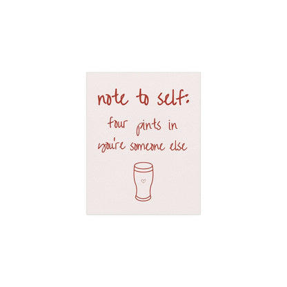 Olivia Dean Note To Self poster by Glow On Prints featuring a stylish design suitable for wall decor.