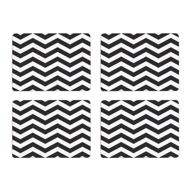 Set of Four Placemats | Chevron