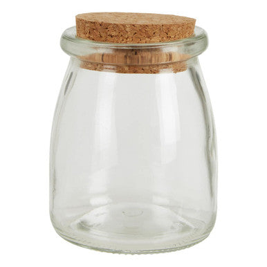 Set of 6 Orsina Tromso round glass jars with clear glass design 马会