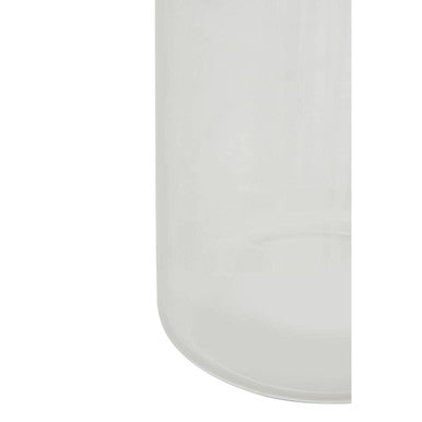 Orsina 800ml glass storage jar with acacia wood lid