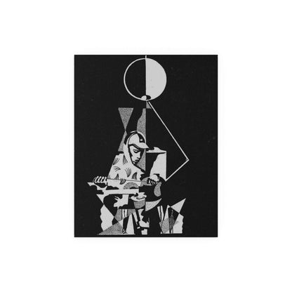 King Krule 6 Feet Beneath The Moon poster by Glow On Prints, featuring bold album artwork and dark, moody design.