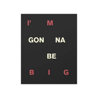 Fontaines DC Big poster by Glow On Prints featuring band artwork on paper, suitable for wall decor.