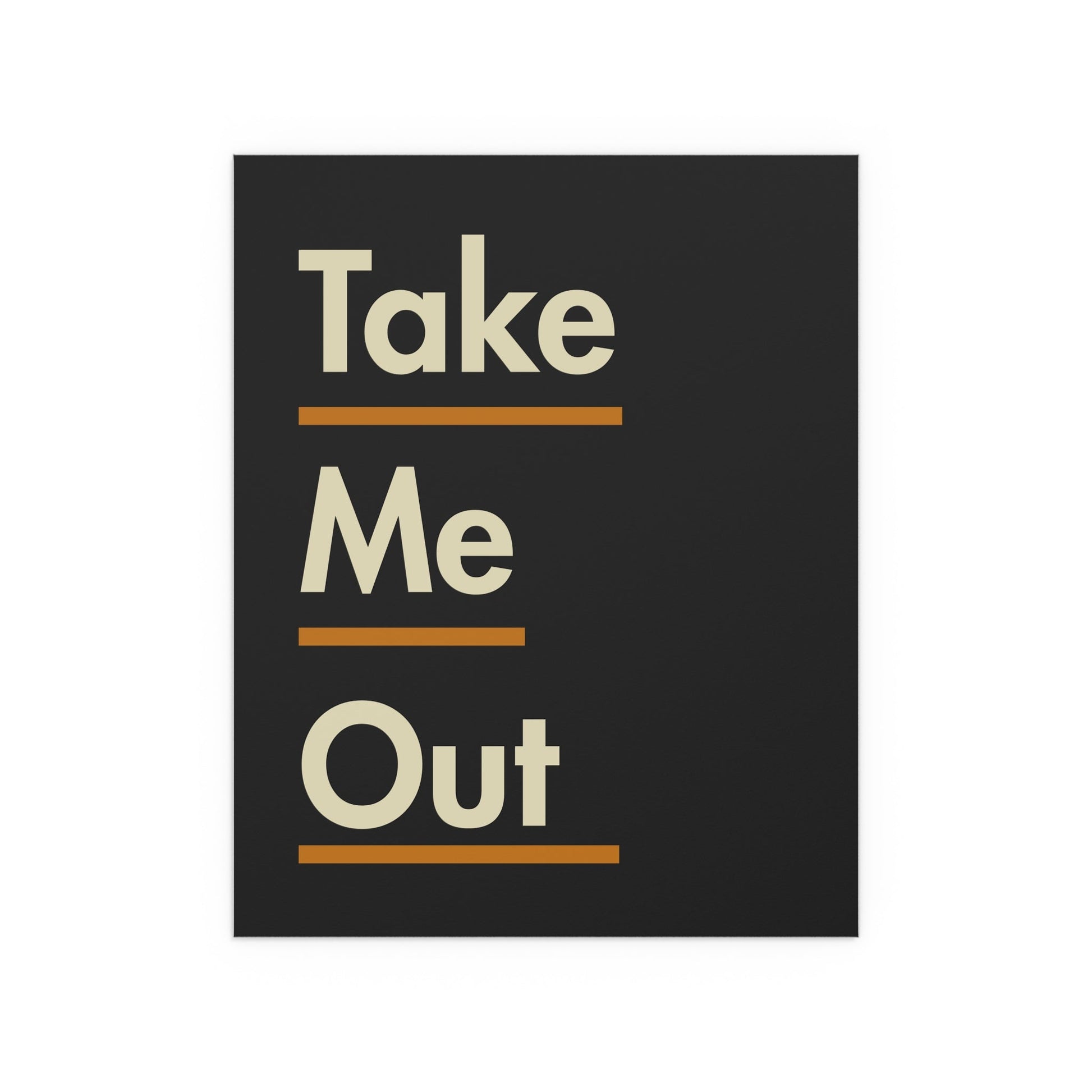 Franz Ferdinand "Take Me Out" poster by Glow On Prints featuring band artwork on a compact poster print.