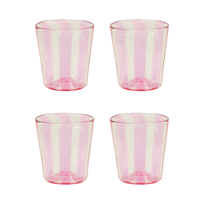 The Giorgio Tumbler in Amethyst, Set of Four