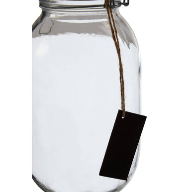 Orsina Glass Storage Jar 3000ml with clear glass design and secure lid