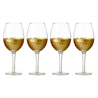 Set of Four Large Wine Glasses | Astrid
