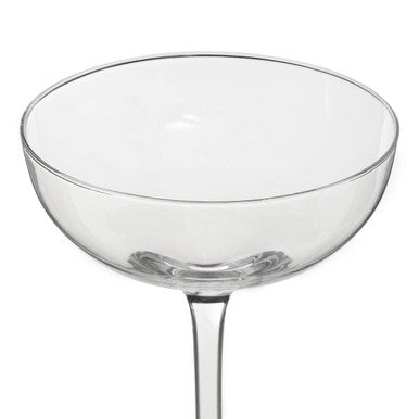 Set of 2 Orsina Mila 300ml cocktail glasses, clear glassware with elegant stems