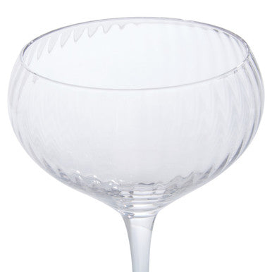 Set of four Orsina Lyle cocktail glasses with elegant clear glass design