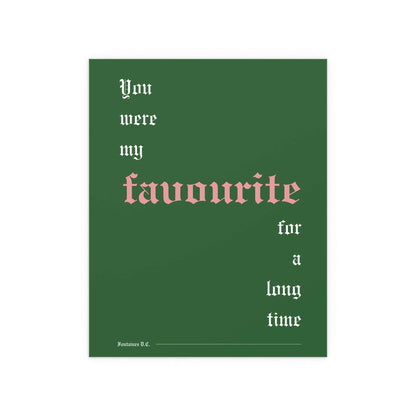 Green Fontaines DC Favourite poster by Glow On Prints featuring band artwork on high-quality paper.