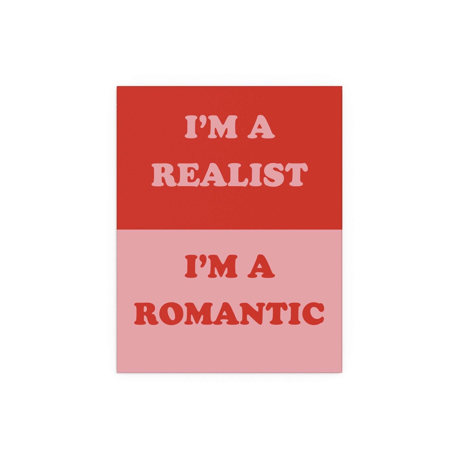 Glow On Prints The Cribs I'm a Realist poster featuring bold black and white typography on high-quality paper.