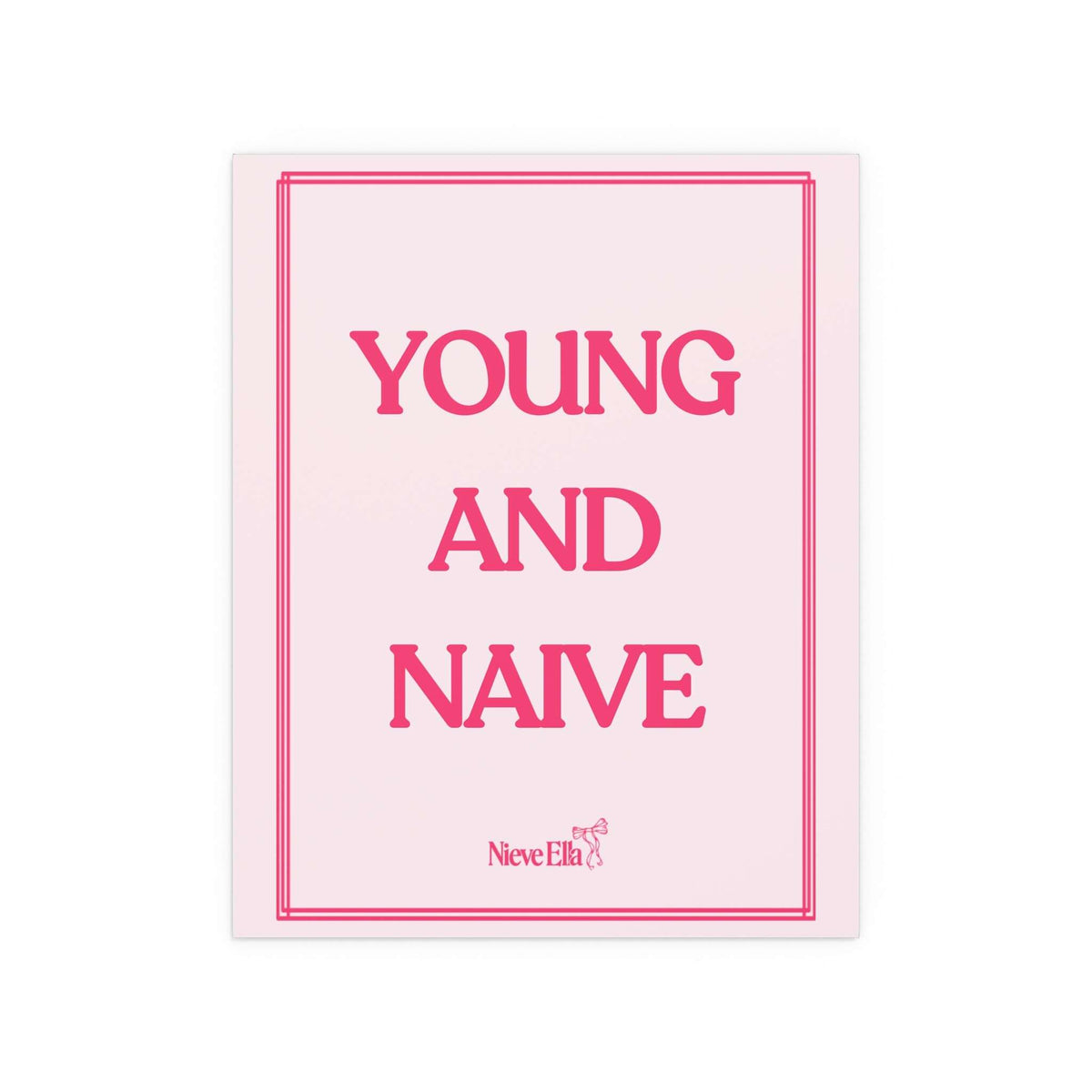 Nieve Ella poster by Glow On Prints featuring a vibrant, artistic image of a young woman with flowing hair and colorful background.