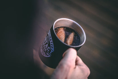 Single serve coffee bag from Contact Coffee Company Ltd. featuring Battle Prep blend in a convenient brewing pouch.