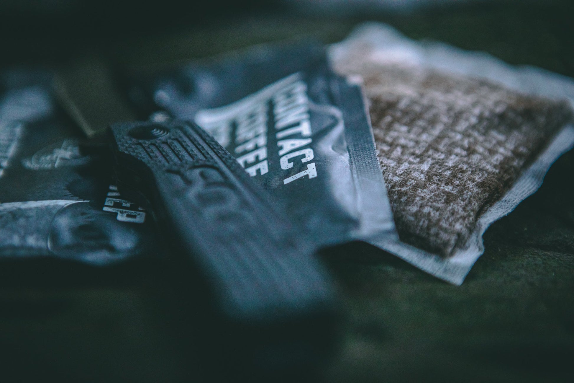 Single serve coffee bag from Contact Coffee Company Ltd., Battle Prep flavor, ready for brewing and enjoying a fresh coffee.