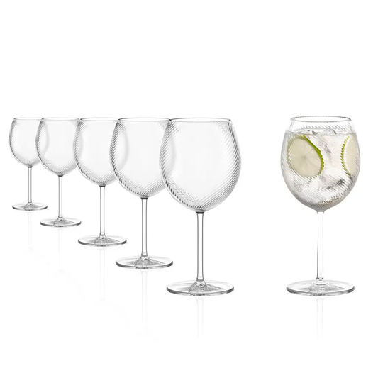 Six Stolzle Lausitz Berlin cocktail balloon glasses, 815ml, elegant glassware for cocktails, in a box from Glassware UK.