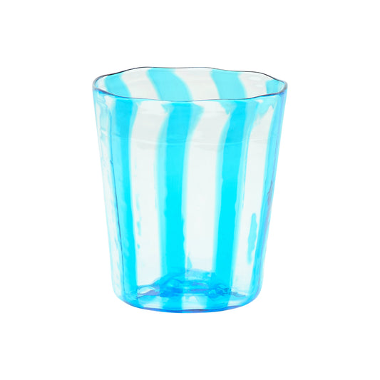 Giorgio tumbler in turquoise by domenicamarland, featuring a sleek ceramic design and modern shape for stylish beverage serving.
