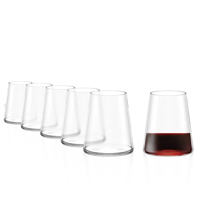 Stolzle Power Stemless Red Wine Glasses - 515ml - Box of 6