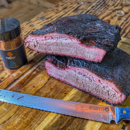 FireFly Barbecue BBQ Legend 3 Beefy BBQ Rubs Gift Box with three different spice rubs in a sleek gift bundle.