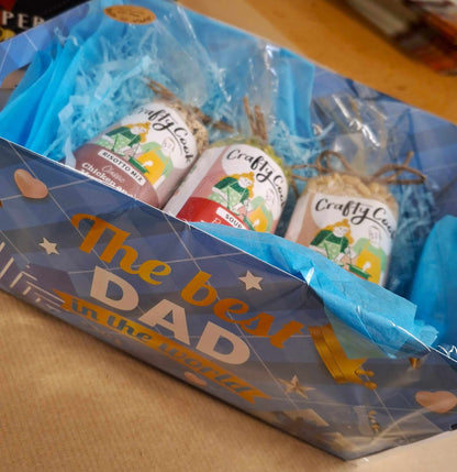 Fathers Day Gift - 3 x Savoury 2 serving packs in a gift hamper