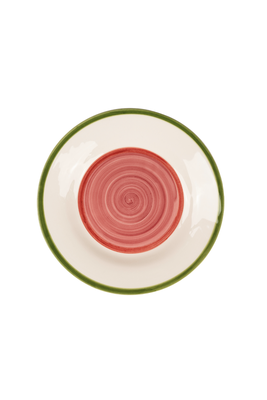 Domenicamarland Dakota side plate with elegant design, showcasing a sleek ceramic surface and stylish edge detail.