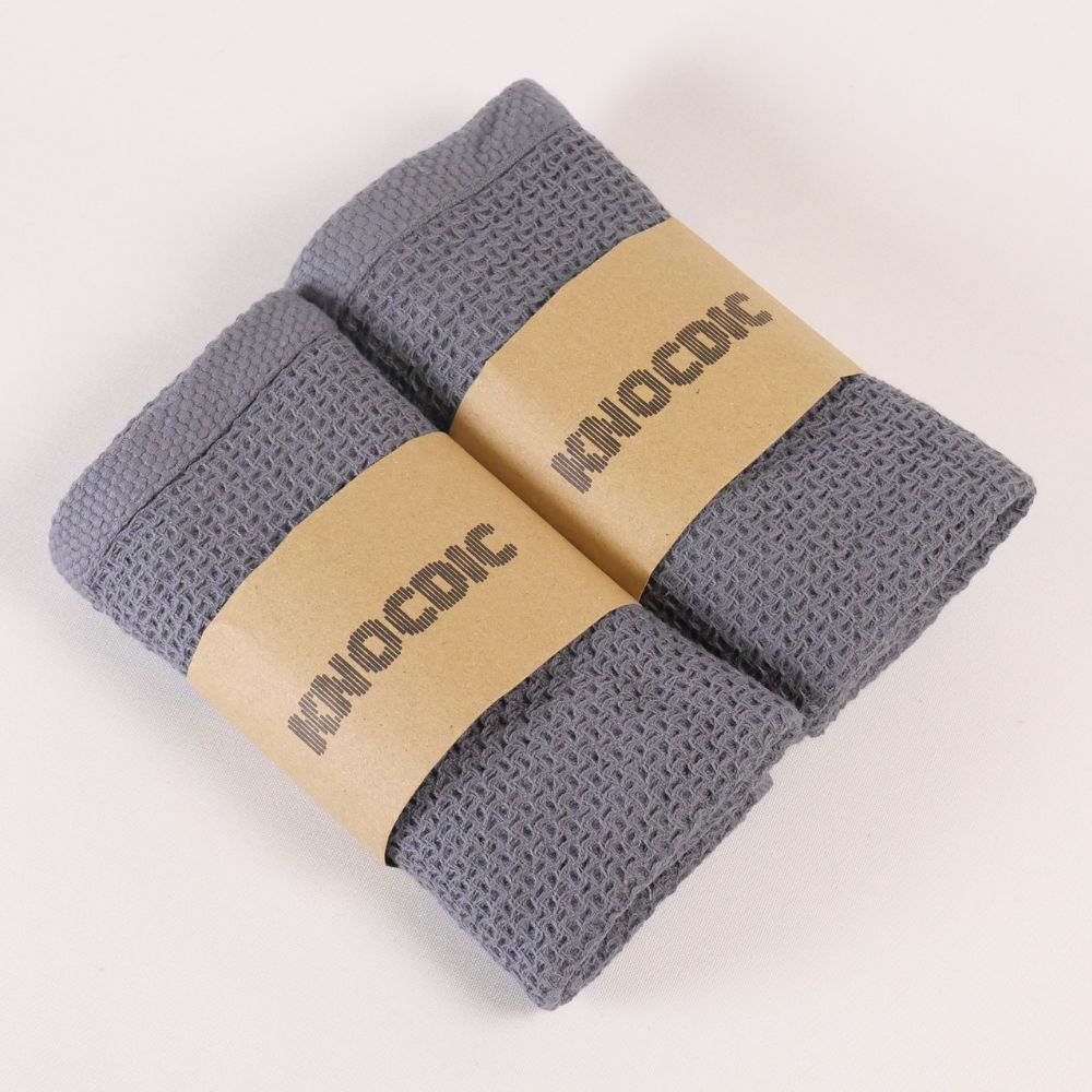 KNOCDIC® Premium coffee cloth pack of 2, barista’s choice, 34x34 cm, soft fabric for coffee brewing and cleaning.