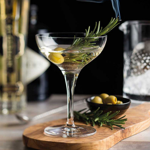 Primeur Coupe Glass by Glassware UK, 240ml cocktail glass with a clear, elegant design and a wide bowl for stylish drinks.