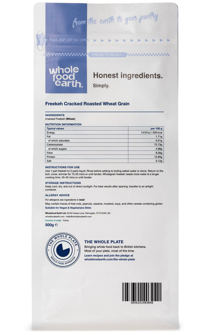 Freekeh Cracked Roasted Wheat Grain