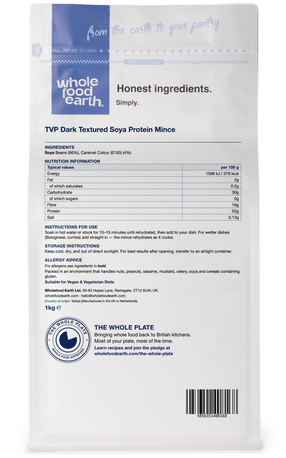 TVP Dark Textured Soya Protein Mince