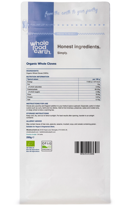 Organic Whole Cloves