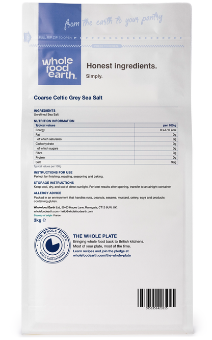 Celtic Grey Sea Salt Coarse (Sel de Guerande) Unrefined