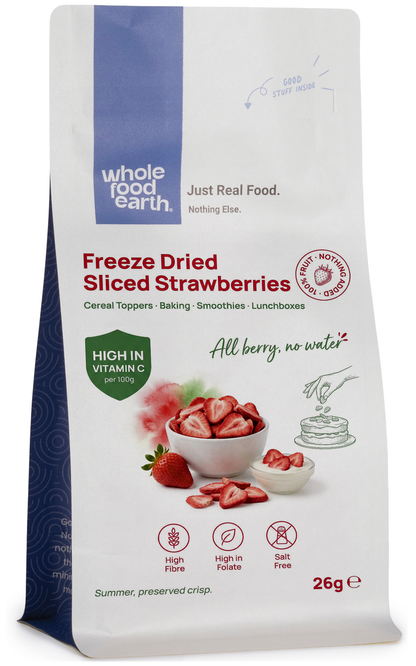 Freeze Dried Sliced Strawberries